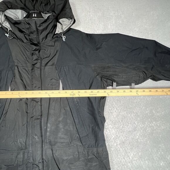 Vintage The North Face TNF Gore-Tex Parka Jacket Women’s Large Solid Black - Picture 9 of 16